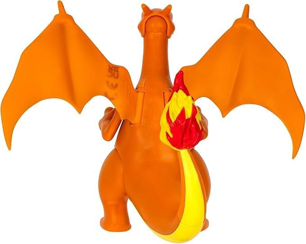 Pokémon PKW0368 - Battle Feature Figure - Glurak Official Movable Figur 11,5 cm Actionfigurer Naty Shop