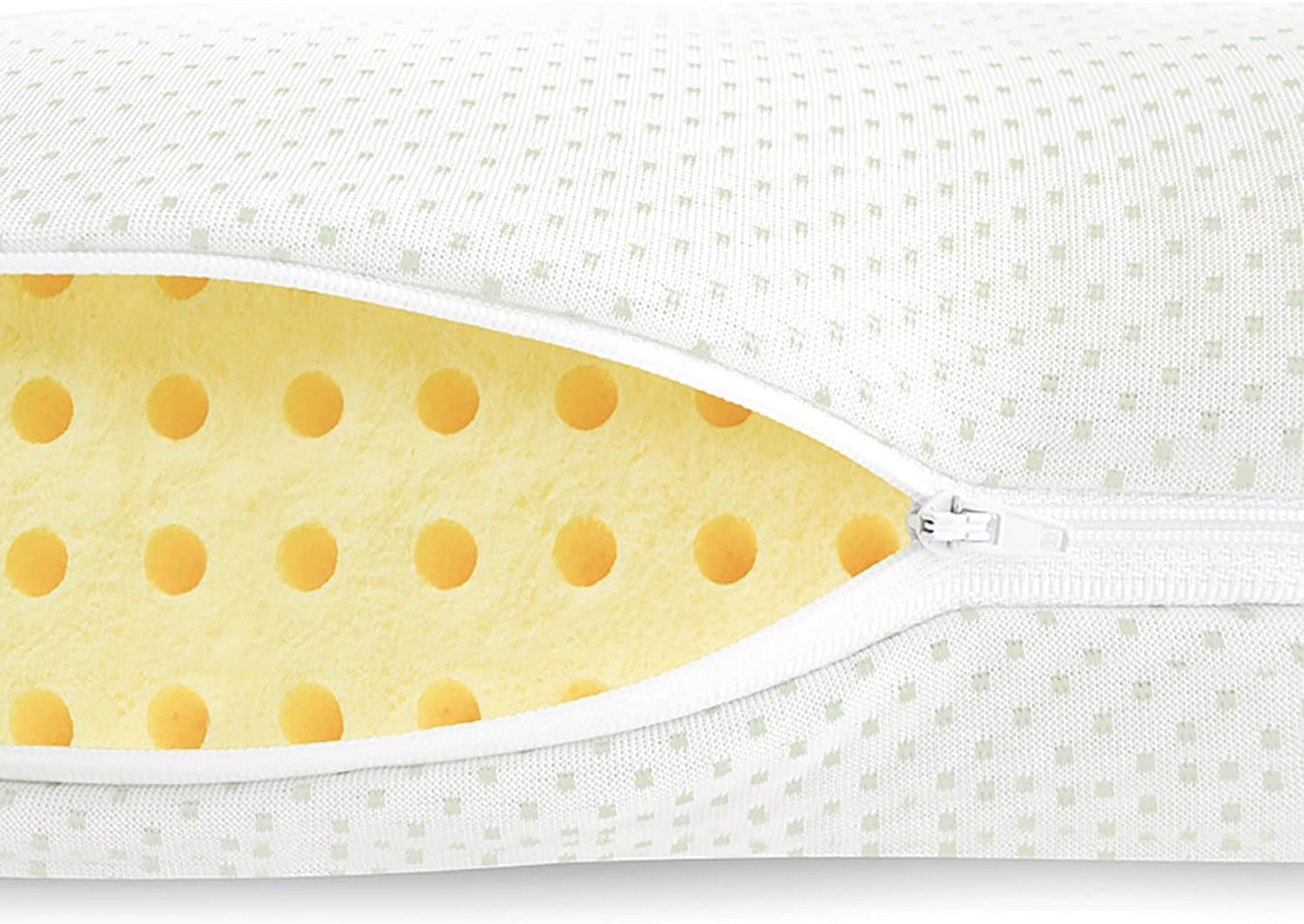 Mister Sandman Ergonomisk kudde 40X80, Nackkudde med Aloe Vera örngott, Visco-kudde Perfekt för magslipare, ryggsliprar och sidosliprar, Memory Foam Kudde Cervikal Ortopediska Kuddar Naty Shop