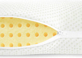 Mister Sandman Ergonomisk kudde 40X80, Nackkudde med Aloe Vera örngott, Visco-kudde Perfekt för magslipare, ryggsliprar och sidosliprar, Memory Foam Kudde Cervikal Ortopediska Kuddar Naty Shop