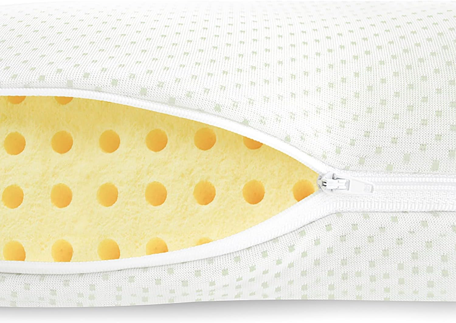 Mister Sandman Ergonomisk kudde 40X80, Nackkudde med Aloe Vera örngott, Visco-kudde Perfekt för magslipare, ryggsliprar och sidosliprar, Memory Foam Kudde Cervikal Ortopediska Kuddar Naty Shop