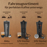 Handpresso - Handkaffe Auto 21000 | 12V bil espressomaskin - 12 volt espressomaskin för bilar | Senseo Pad Espressobryggare för bilar - 12V Travel Espressobryggare | 12 volt espressor för husbilar