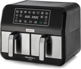 Kenwood Khealthy Twin Airfryer, 8L (2X4L), dubbelkammare, 8 program, Dual Cook & Sync Finish-funktion, pekskärm Vitvaror Naty Shop Standardtitel
