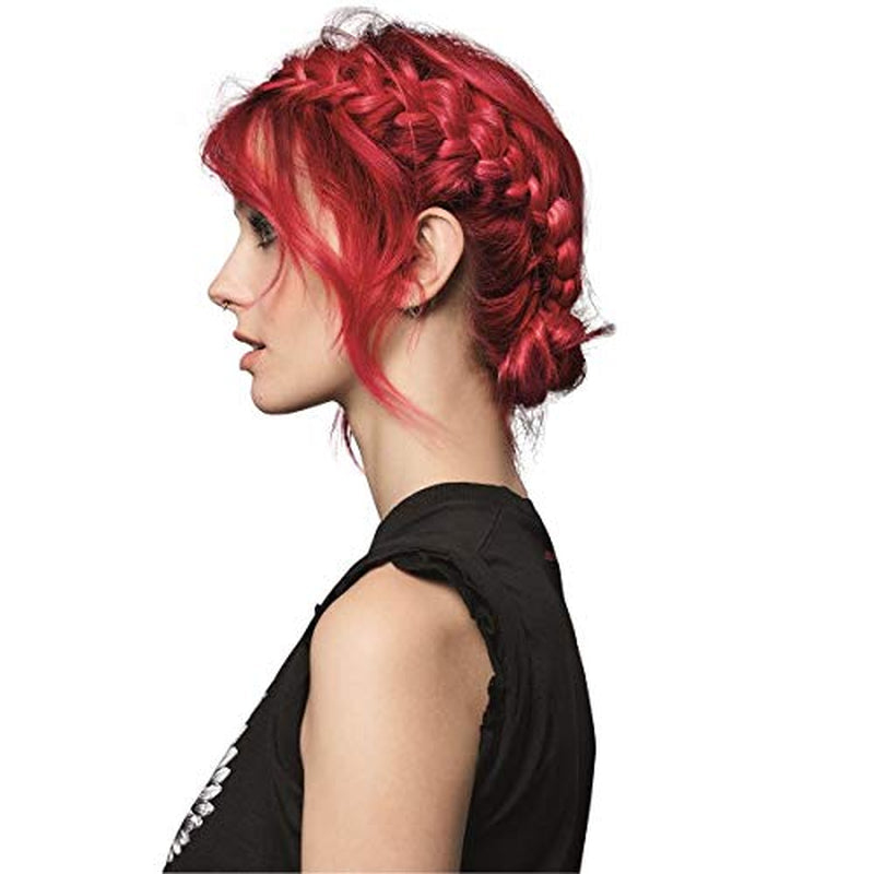Live Ultra Bright eller Pastellröd hårfärg 3 stycken Semipermanent färg Håller upp till 15 tvättar - 092 Pillar Box Red Naty Shop Hårfärgning