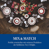 Villeroy & Boch - Toy's Delight Gravy Set, 4 delar, Serveringsfat med skålar, Christmas Gravy Bowl Set, Leksaksbordsdekoration, Serveringsbricka, Skålar, Julservis, Premium Porslin