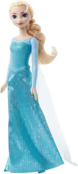 Mattel Disney The Ice Queen Elsa Doll, The Ice Queen Doll, Kammat Blont Hår, Möbler, Avtagbara Skor, Disney Presenter, 3 år gamla leksaker, HLW47 Naty Shop Dolls