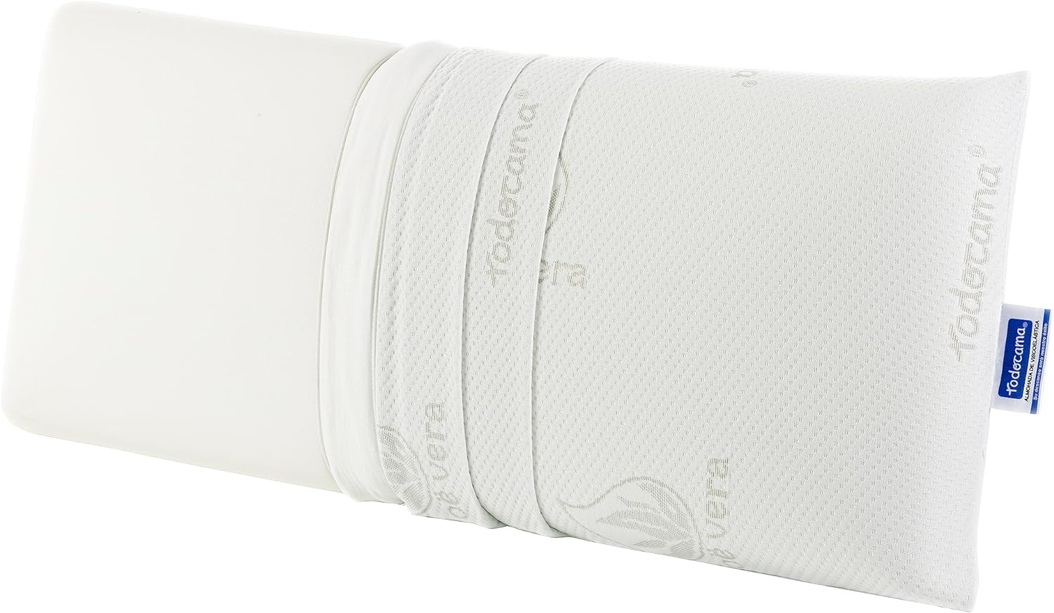 Todocama - Memory kudde, aloe vera, 2 delar, 70 cm, vita Naty Shop standard kuddar