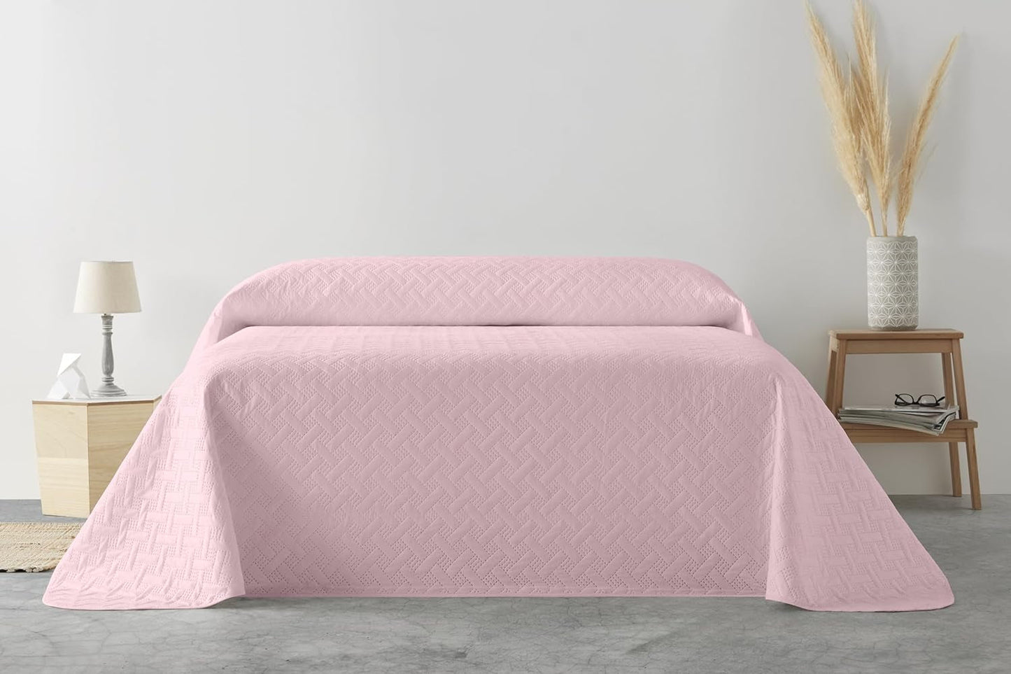 LISO - Överkast för 105 Cm - Bouti säng Överkast - Vår och sommar - 200X260 Cm - Rosa sängar och filtar Besuche den Degrees hem-Butik