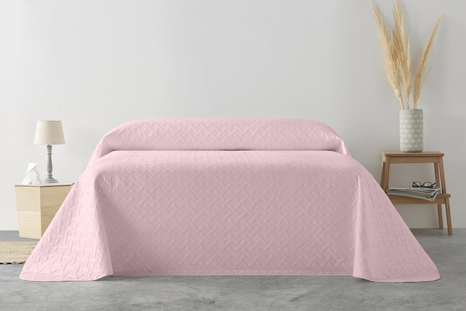 LISO - Överkast för 105 Cm - Bouti säng Överkast - Vår och sommar - 200X260 Cm - Rosa sängar och filtar Besuche den Degrees hem-Butik