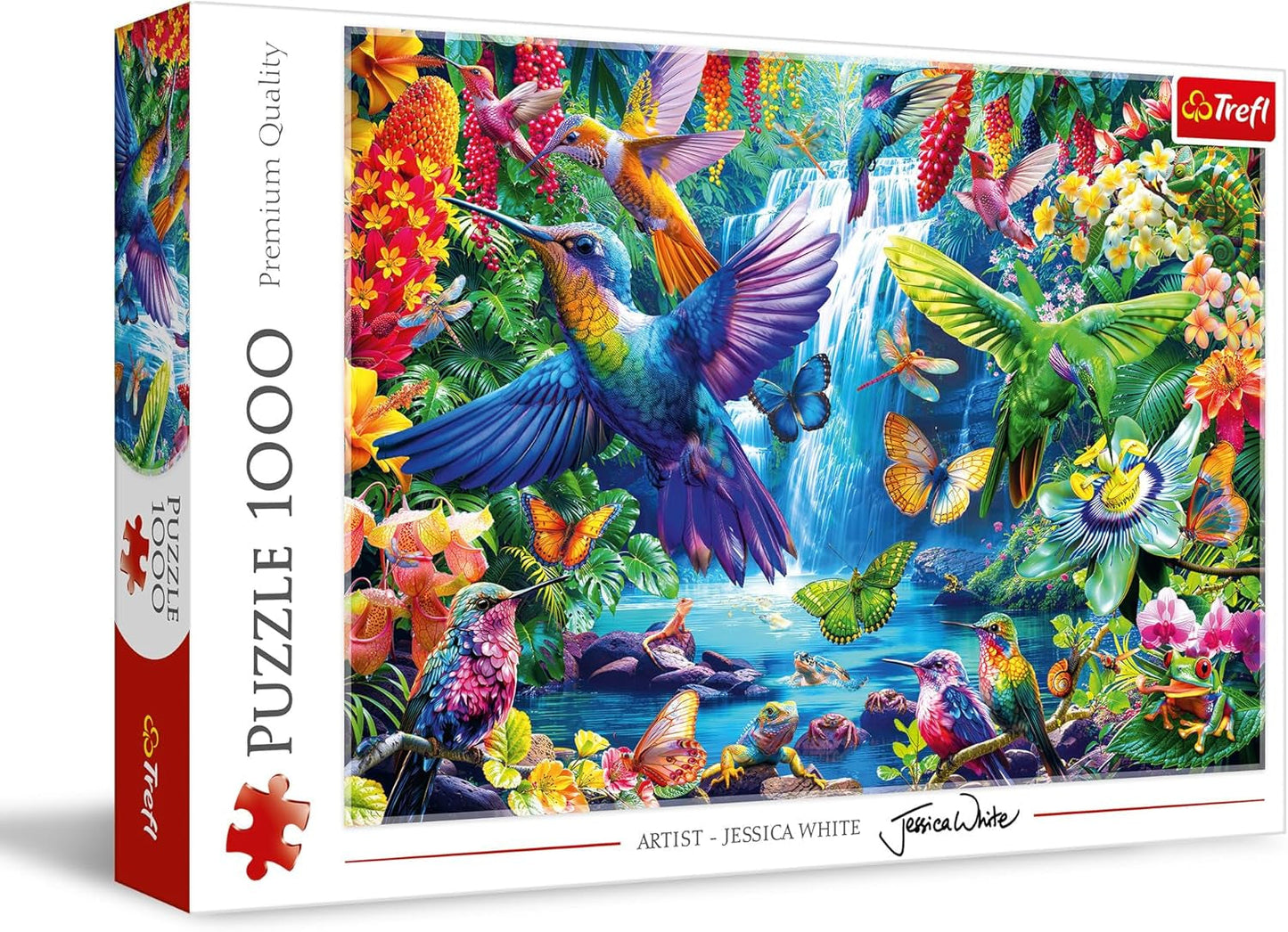 Trefl 10880 Hummingbirds in the Tropics 1000 Piece - DIY Bird Puzzle, Creative Entertainment, For Adults & Kids 12+, Multicolor Puzzle Naty Shop Standardtitel