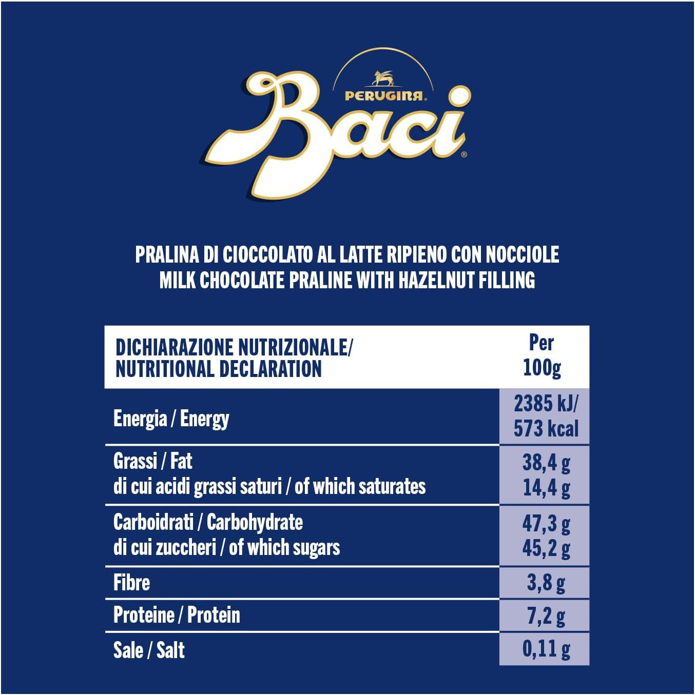 Choklad med mjölkchoklad och hasselnötsfyllning, 200g ask