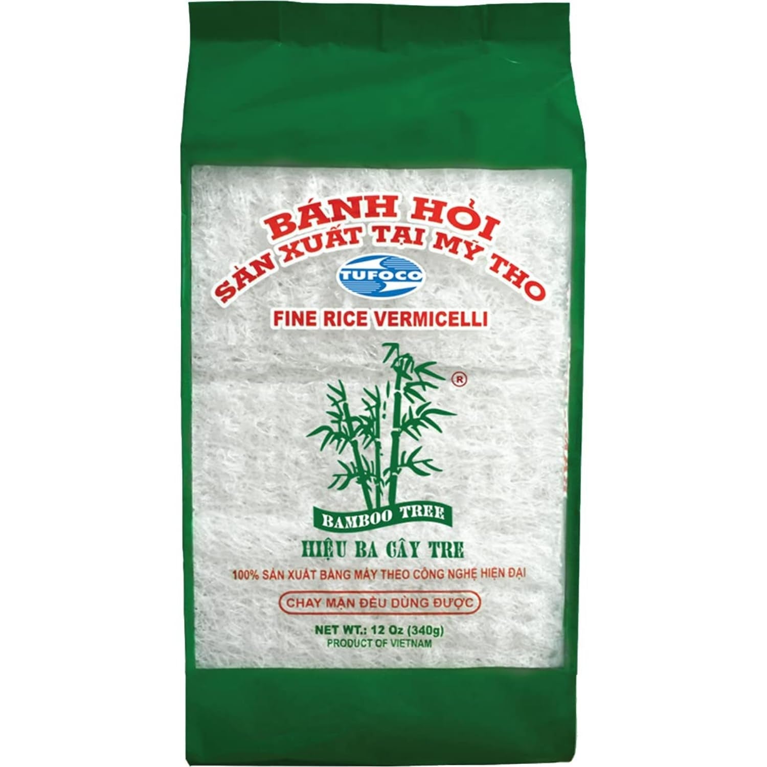 BAMBUTRÄD - Färsk ris vermicelli - 1 x 400g