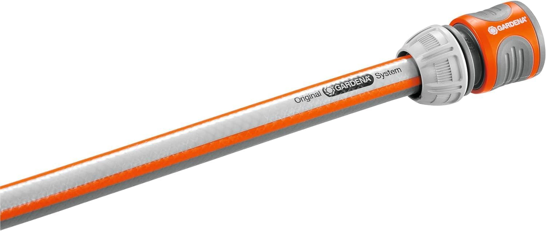Gardena 13 mm (1/2 tum) och 15 mm (5/8 tum) slanganslutning: Push-in koppling för slangände, urtag för fastspänning, enkel montering, förpackad (18215-20)