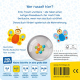 Mina färgglada djur med klockor Ri-Ra - bok med klockor för bebisar från 6 månader, barnbok, lekbok: från 6 månader Jucarii Bebe Naty Shop