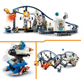LEGO 31142 Creator 3-i-1 Space Rollercoaster Toy Kit för barn med vagnar, konverteras till ett frittfallstorn eller karusell med raketer och glödande klossar Byggset Besuche den LEGO-Store