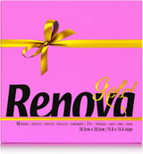 Renova pappersservetter, Fuchsia, 40 servetter, stora, 2 lager