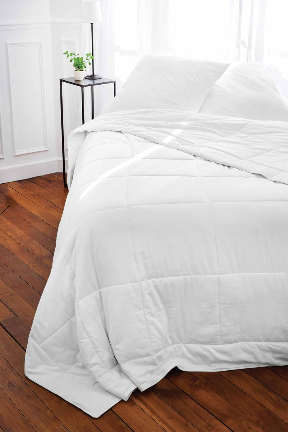 Toison D'Or Natural Duvet Silkydor, 380 Satin Bomull, 240 X 280 cm, White Naty Shop Täcken och täcken King White (UK Standard)