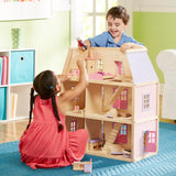 Melissa & Doug dockhus i trä