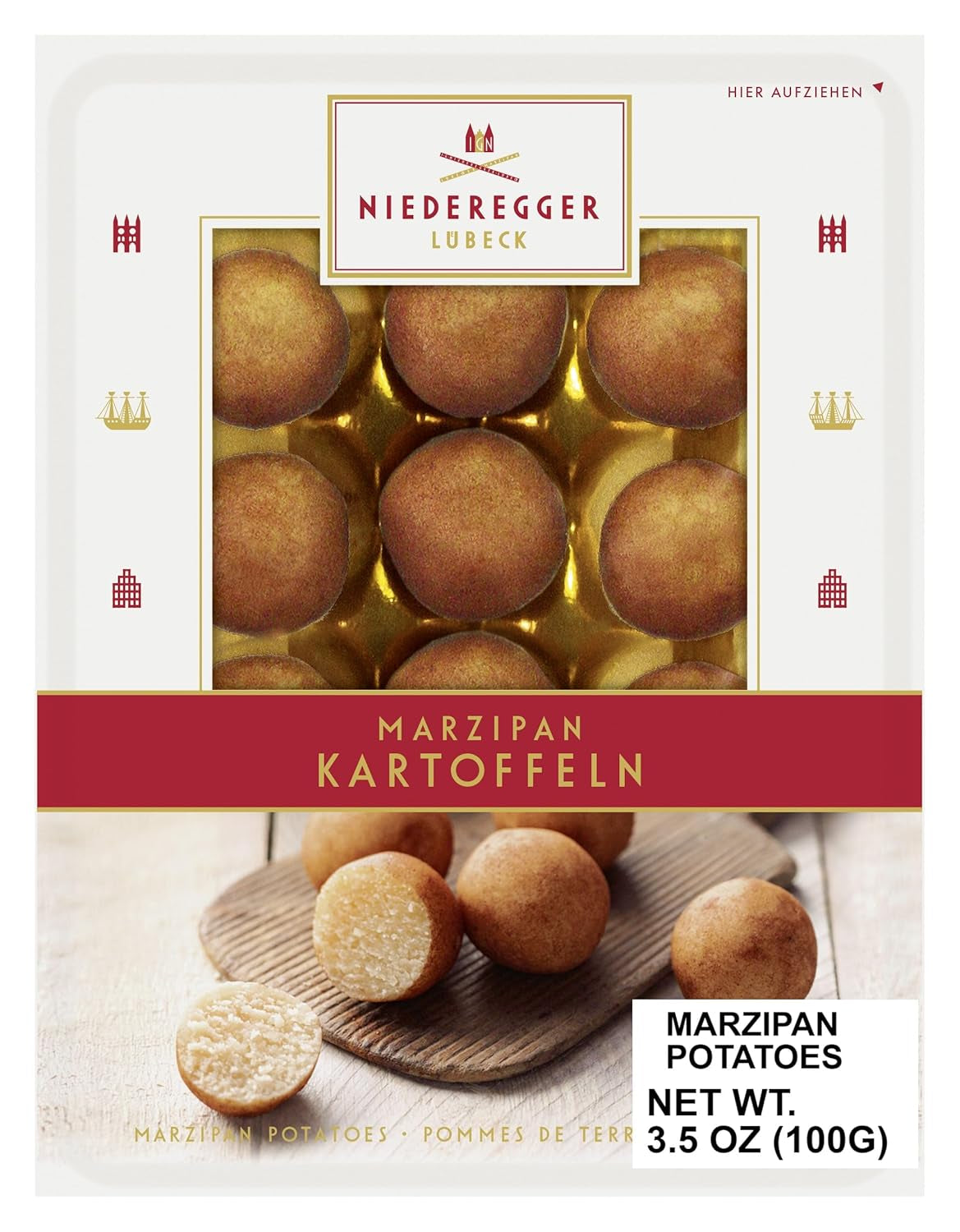 Potatis med Niederegger marsipan 100g