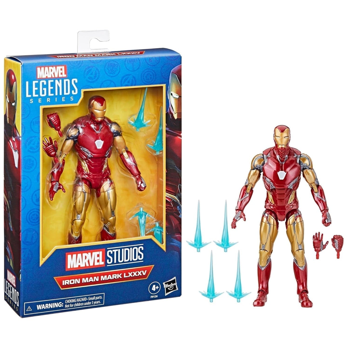 Marvel Legends Series Iron Man Mark LXXXV Avengers: Endgame 6 Inch Actionfigur Actionfigurer Naty Shop