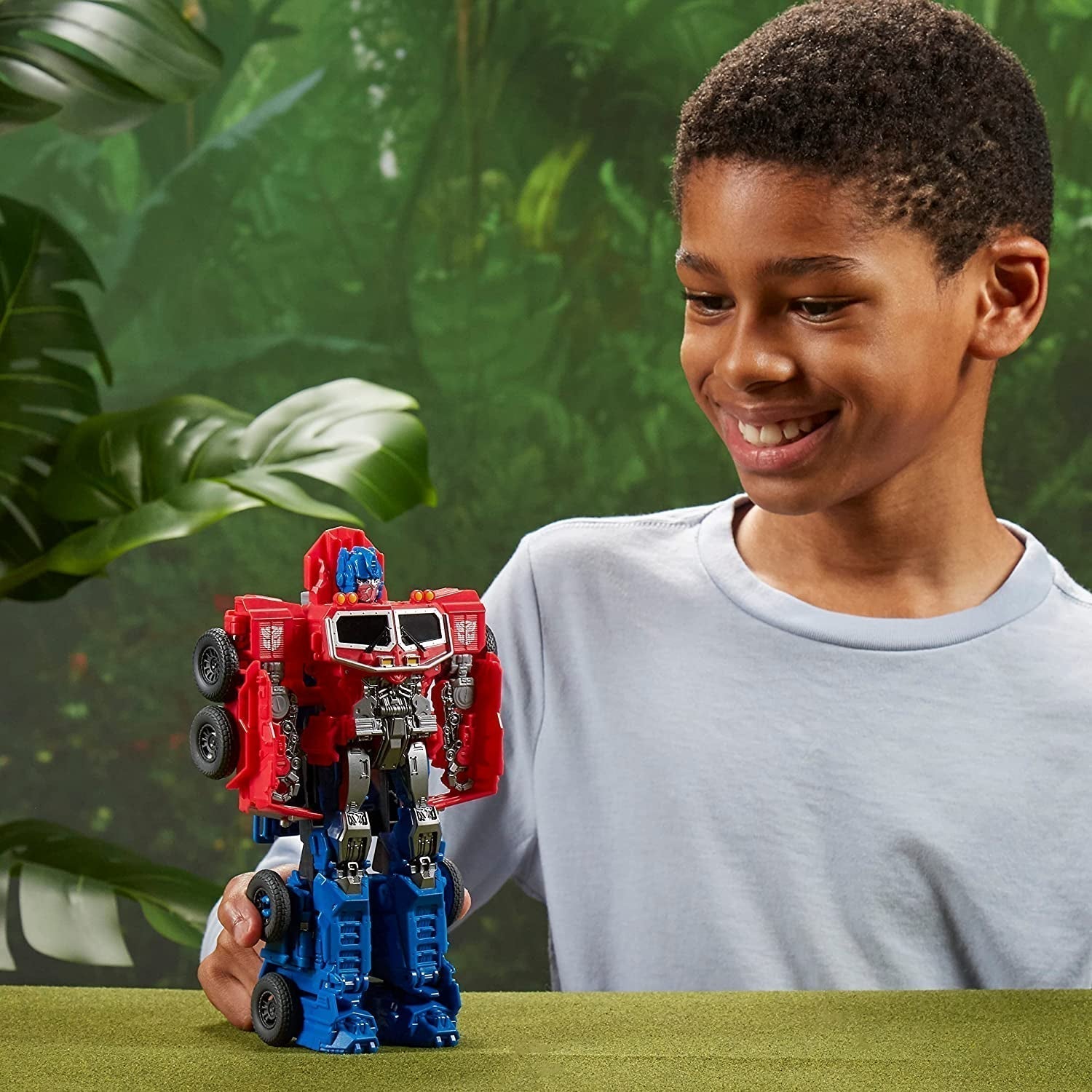 Transformers leksaker för filmen Rise of the Beasts, Smash Changer Optimus Prime figur på 6, 22,5 cm Actionfigurer Naty Shop