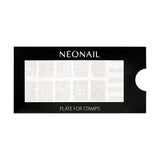 NÉONAIL Nagel Stempel Mit Schaber - Nägel Selber Machen - Nail Art Stämpel - Nageldesign Für Nagel Schablone - French Nails Stempel - Silikon Nagelstempel