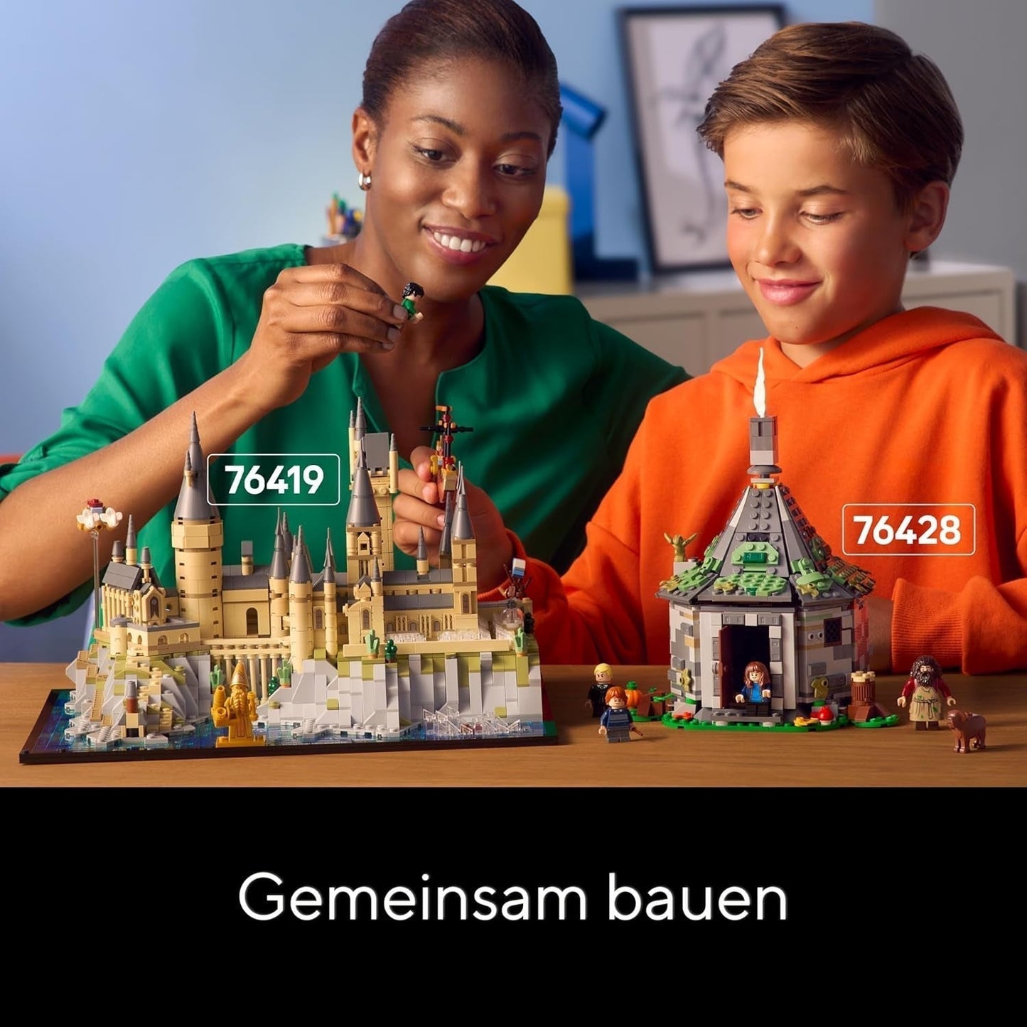 Hogwarts slott LEGO Harry Potter med slottsvingar - vuxensamlingsset inklusive huvudtorn och astronomiskt torn, hemligheternas kammare och arkitektminifigur - present till kvinnor - 76419 Byggset Besuche den LEGO-Store