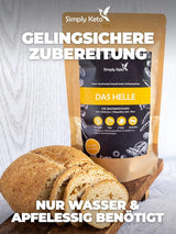 Simply Keto The Light Lower Carb* Bröd, Mix för glutenfritt bröd, 260 gram Kitchen Naty Shop