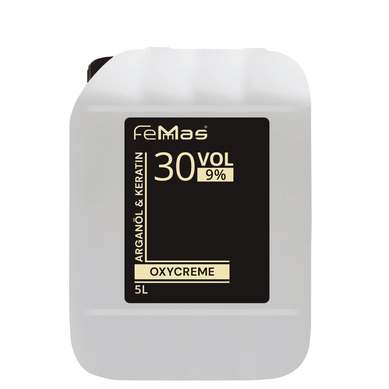 FemMas Oxycreme i 6% 1000 ml I Oxidationsmedel för hårfärgning och färgning I Enkel applicering och optimal fixering I Framkallare för enhetliga resultat i salongskvalitet I Hårfärgningsframkallare Hårfärgningsmedel Naty Shop 9 5 liter (1 förpackning)