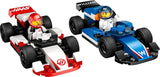 LEGO City F1 Williams Racing och Haas F1 Racing Cars - Formel 1-leksak med byggbara bilar och 2 racerförares minifigurer - Små presentidéer för pojkar och flickor från 4 år 60464 Byggset Beuche den LEGO-Store