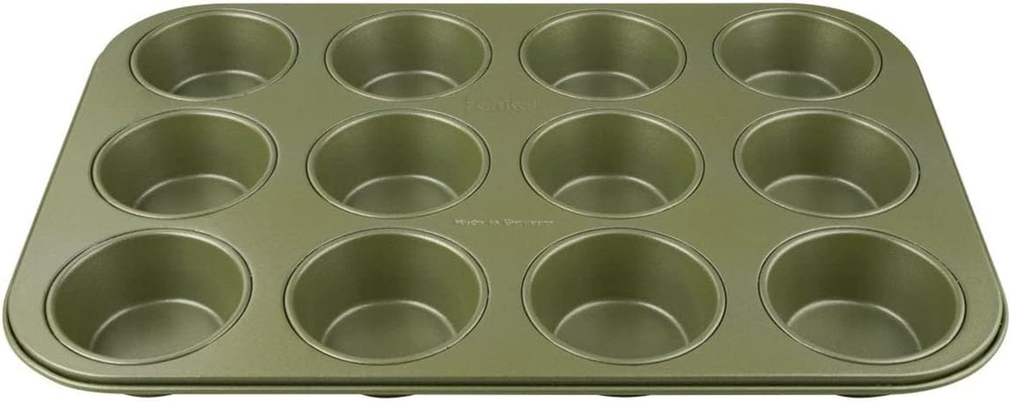 Zenker Muffinform Für 12 Stück – Ressourcenschonende Und Klimaneutrale Backform Für Muffins Und Cupcakes – 12Er Muffinblech Mit Veganer Antihaftbeschichtung Formar och brickor för bakning Naty Shop