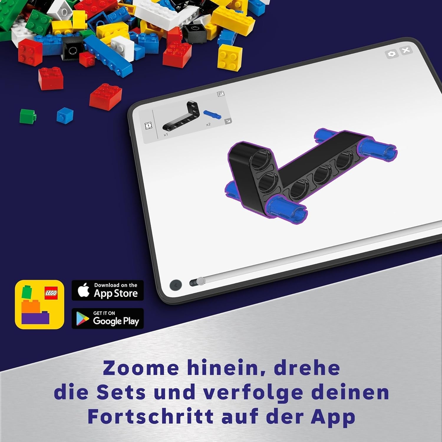 LEGO Technic Vtol Space Transporter LT81, rymdbyggsats, rymdleksak, rymdskepp, miniroverlekset, present till pojkar och flickor över 10 år 42181 Byggset Besuche den LEGO-Store