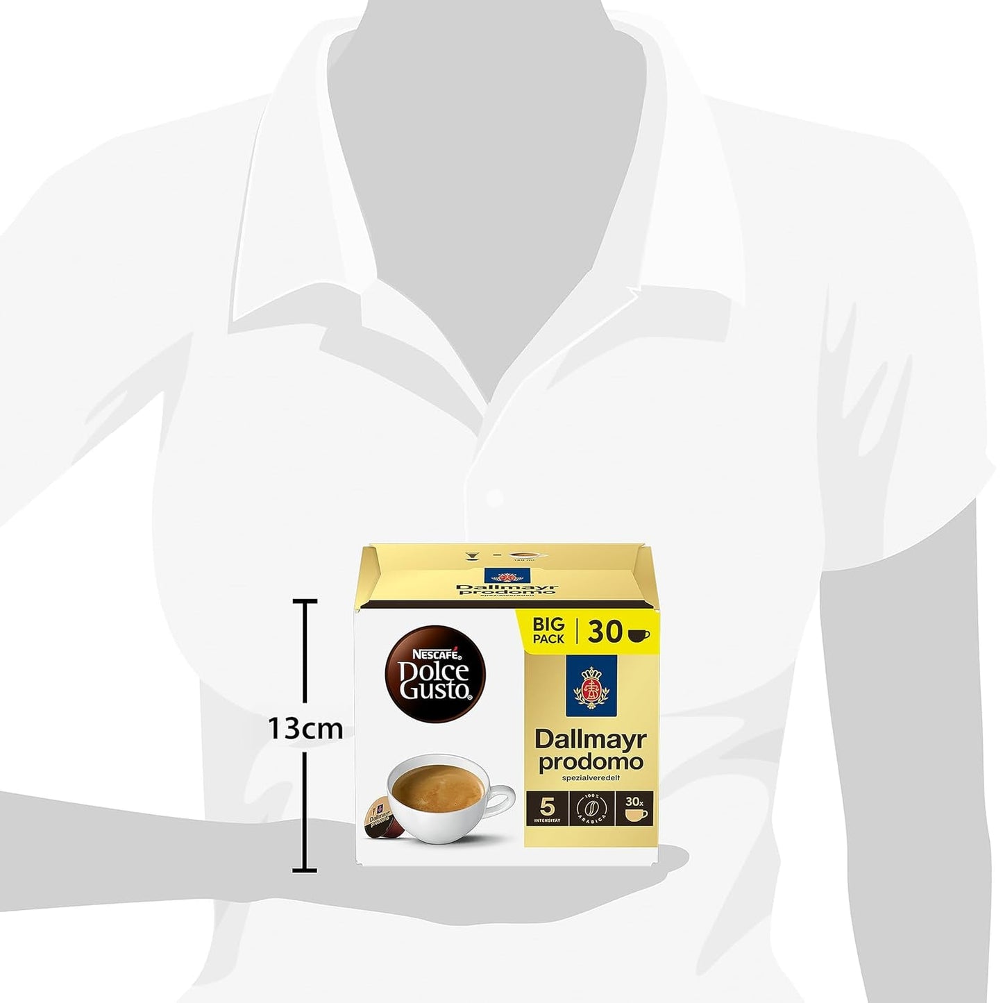NESCAFÉ DOLCE GUSTO DALLMAYR prodomo Kaffeekapseln 3er Vorratspack (3 x 30 Kapseln)