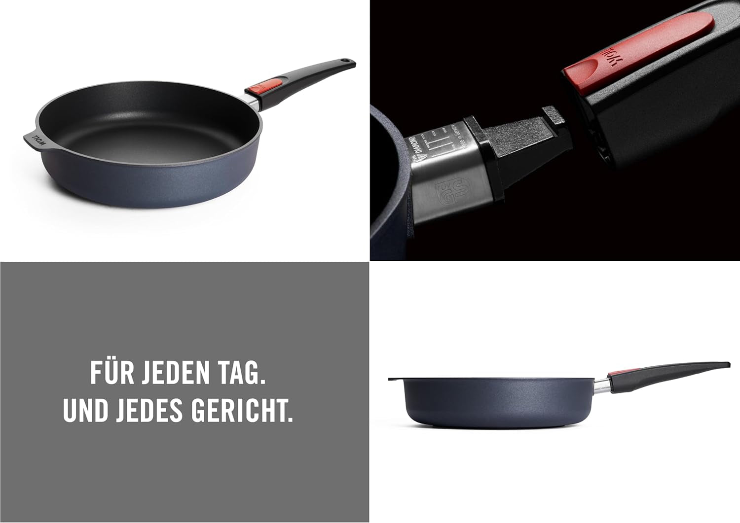 Woll Diamond Lite High-Rim Pan - induktionsgrytor och stekpannor Naty Shop