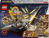 LEGO Marvel Spider-Man vs. Sandman: Showdown Superhjälteleksak med figurer inklusive ödla och elektrorollspel Byggleksak Present till actionentusiaster pojkar och flickor 76280 Byggset Besuche den LEGO-Store