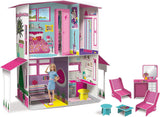 Lisciani - BARBIE Dollhouse - Barbie Dream Villa på två våningar - 3D-hus att bygga, dekorera och designa - Kreativt hantverk och byggleksak för barn 4 år och uppåt Dockhus Naty Shop Standardtitel