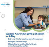 WaterWipes Sensitive+ våtservetter för baby och småbarn, 720 Count (12-pack), 3-i-1 rengöring, vård, skydd, 99,9 % vatten, texturerad rengöring, parfymfri