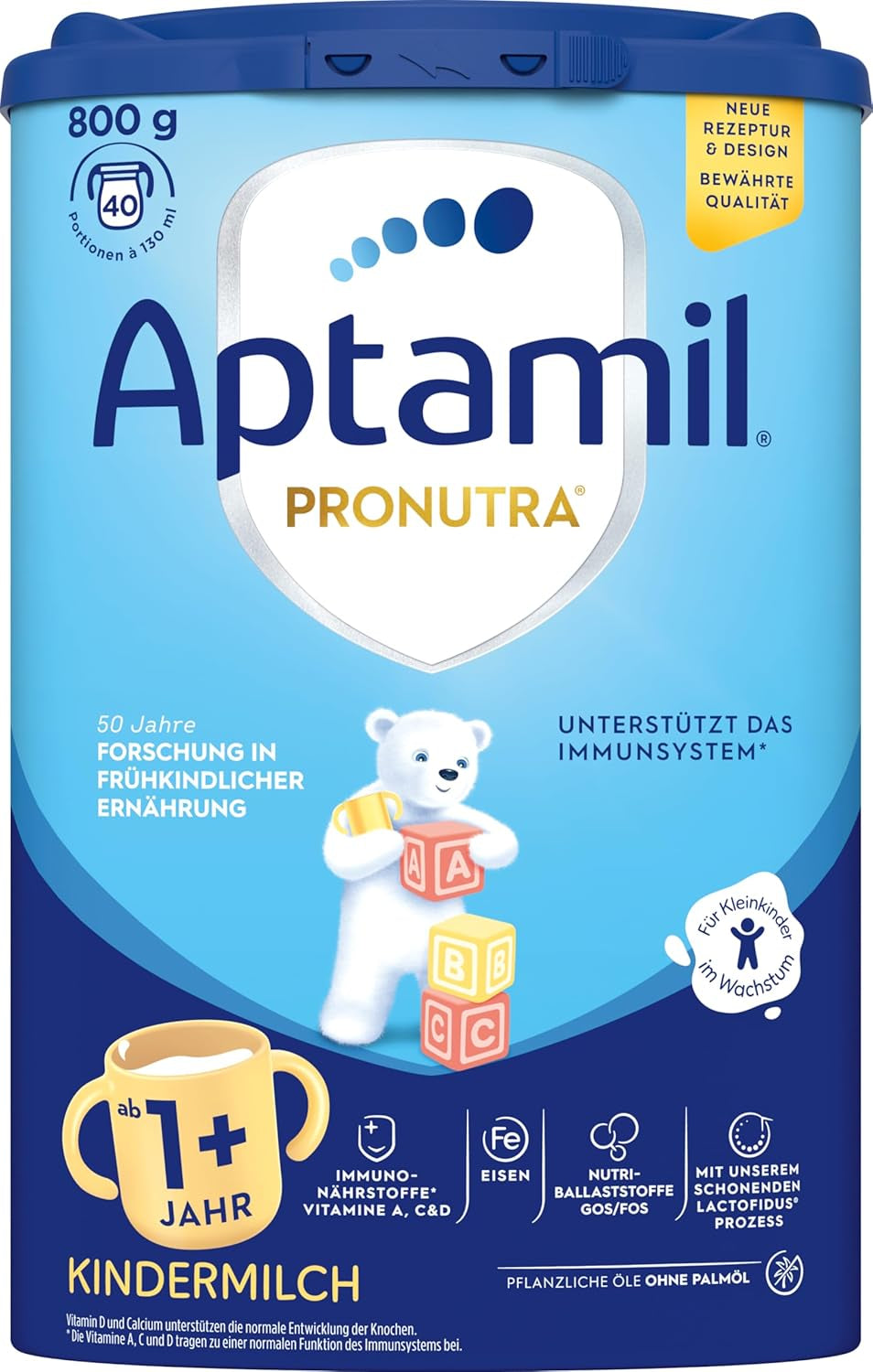 Aptamil Growth milk 1 Plus - Tillväxtmjölk från 1 år - 800g