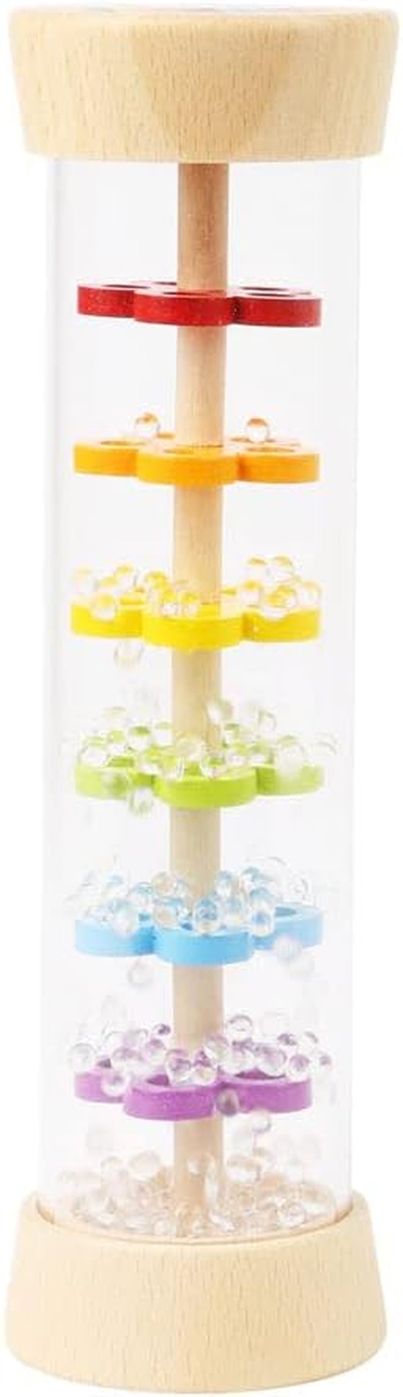 Small Foot rainmaker skallra "Safari", fascinerande sensorisk träleksak, för barn från 6 månader, 12458 Jucarii Bebe Naty Shop Rainmaker