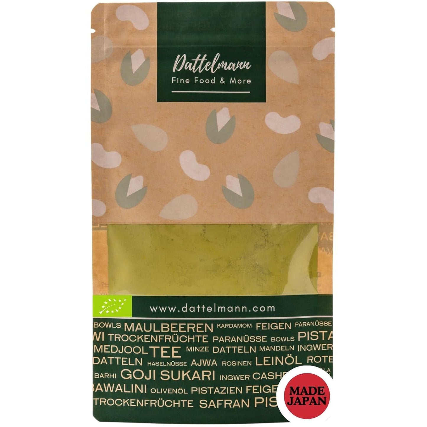 DATTELMANN® - Matcha ekologiskt tepulver 100 g – Original från Japan