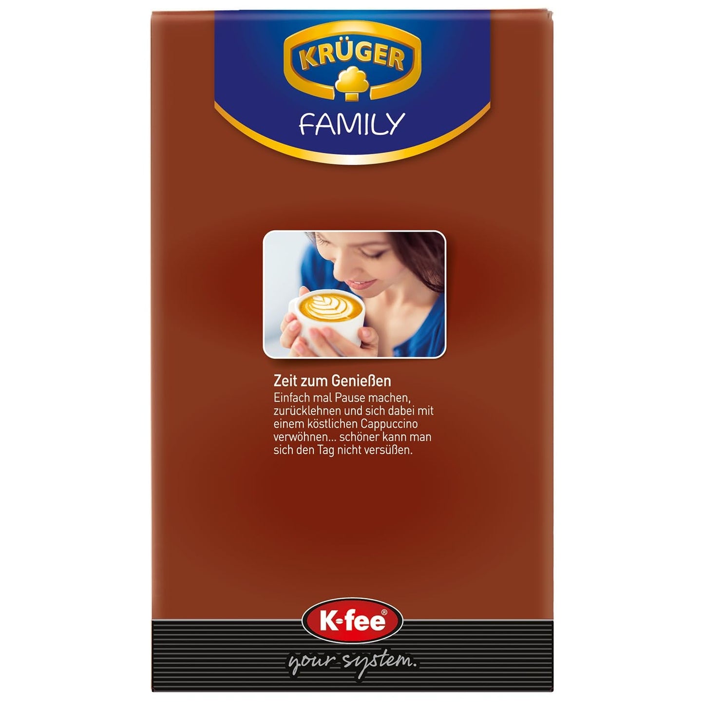 KRÜGER Cappuccino Schoko kaffekapslar, kompatibla med K-fee och ALDI EXPRESSI* Kapselmaschinen, smaksatt snabbkaffe, 96 kapslar