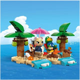 LEGO Animal Crossing Käptens Island Boat Tour, kreativ leksak för barn med 2 minifigurer från tv-spelsserien inklusive Huschke, present till flickor och pojkar från 6 år 77048 Byggset Besuche den LEGO-Store