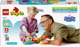 LEGO DUPLO Peppas båttur: Leksats för leksaksbåt att bygga och bygga om med 2 figurer, kreativ leksak, presentidé för 2-åringar, pojkar och flickor 10432 Byggset Besuche den LEGO-Store