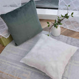 Gardinlåda Kudde Prydnadskudde Lxb 45X45 Cm Grön Jacquard "Greta" Med Fiskbensdesign Lättskött Dragkedja Mjuk fyllning 320G - Olika färger, 2023510 Resekuddar Naty Shop