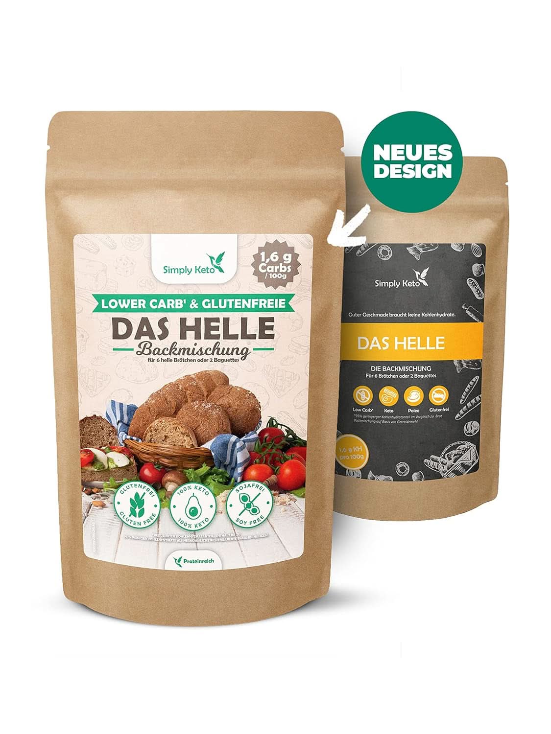 Simply Keto The Light Lower Carb* Bröd, Mix för glutenfritt bröd, 260 gram Kitchen Naty Shop