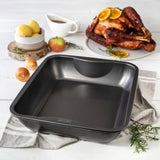 Zenker Xxl-Brat- Und Auslaufform (40 X 8 X 34 Cm) SPECIALMATlagning, Rechteckige Ofenform Mit Antihaftbeschichtung, Backblech Für Krosse Braten & Saftige Aufläufe (Farbe: Schwarz), Menge: 1 Stück Formar och plåtar för bakning Naty Shop
