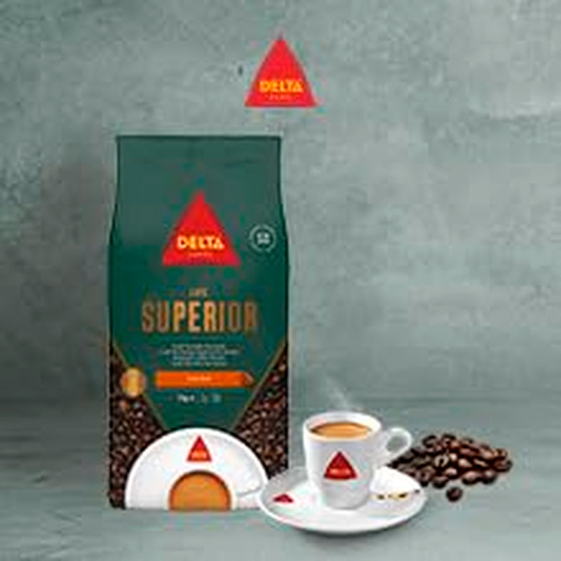 Delta Superior Premium kaffebönor, 1 kg