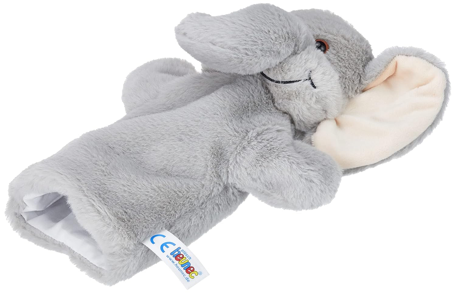 394070 Handdocka elefant, grå Toys Bebe Naty Shop