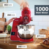 Matberedare Bosch Series 4 MUM5X720, integrerad våg, skål i rostfritt stål 3,9L, mixer 1,25L, 1000W Tillbehör Mat och amning Bebe Naty Shop