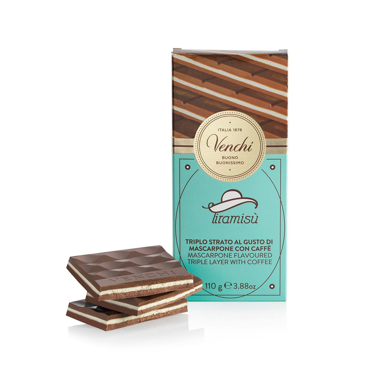 Venchi - Tiramisu med choklad 110g - glutenfri