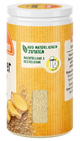 Ostmann Gewürze - Ingwer gemahlen | Återvinningsbar & återvinningsbar Verpackung | 30 g i der Streudose
